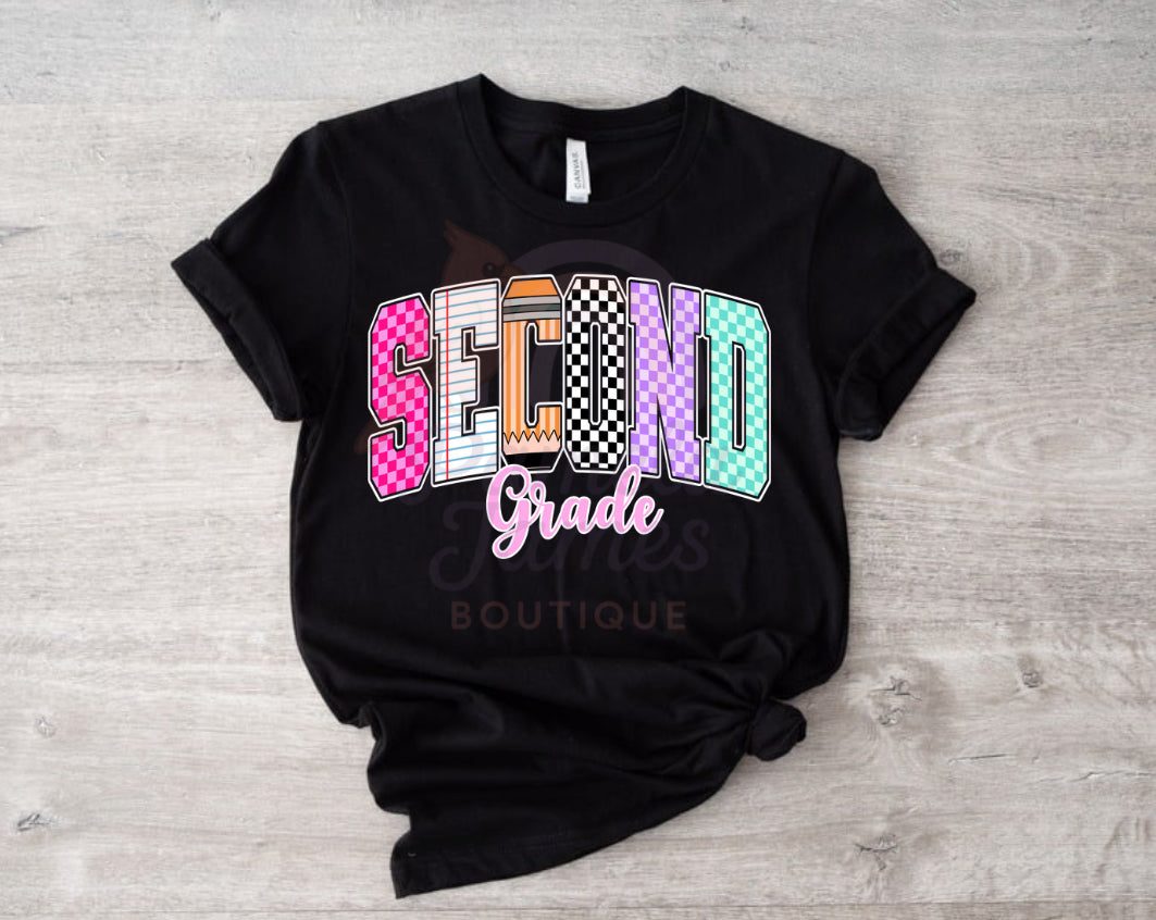 Retro School Girl Tee-1ST THROUGH 5TH