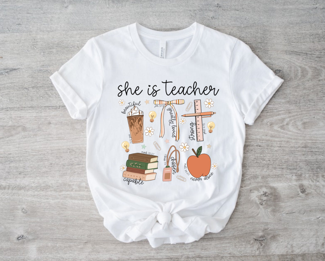 She is Teacher