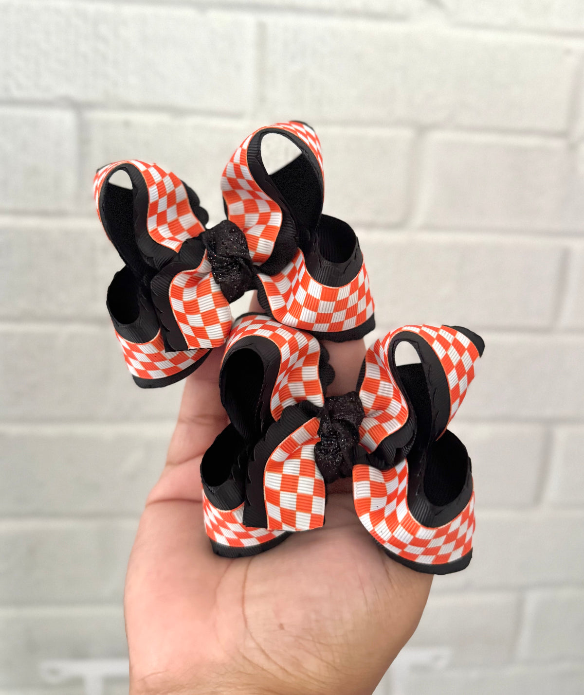 Halloween Checkered Piggies