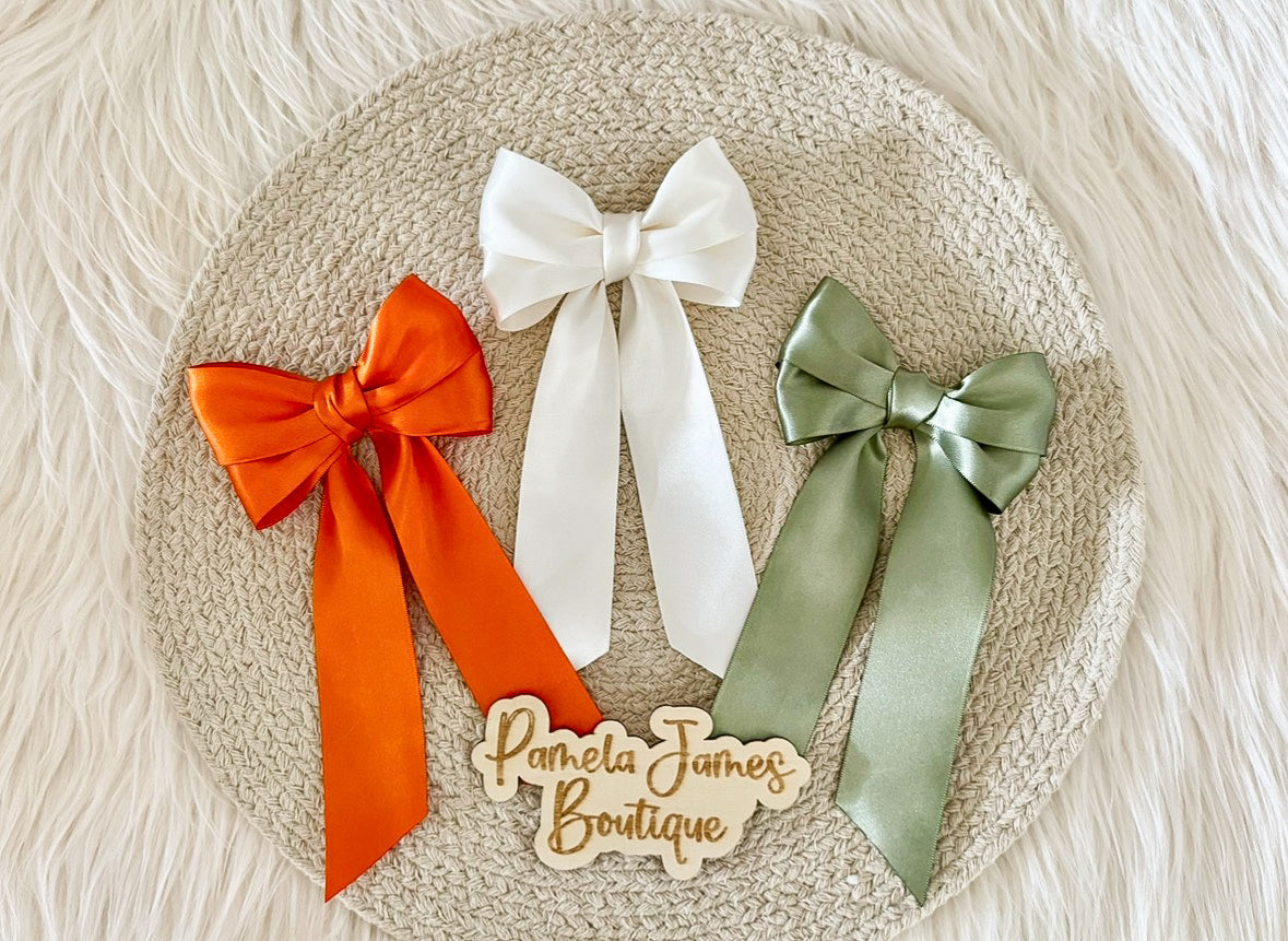 Satin Sailor Bow