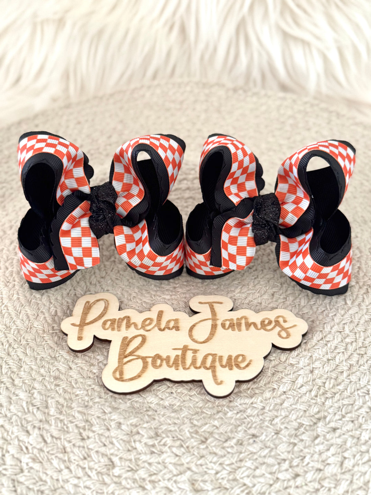 Halloween Checkered Piggies