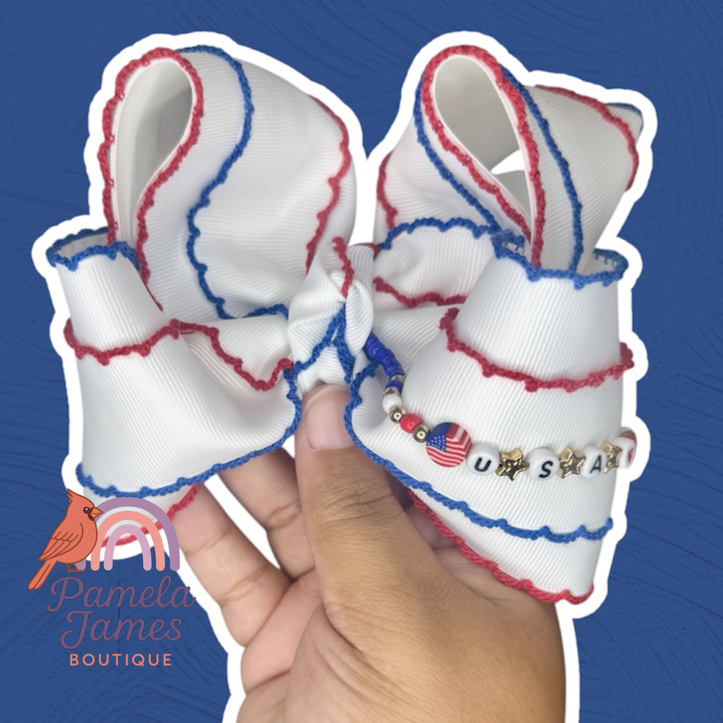 Americana Blingy Bow