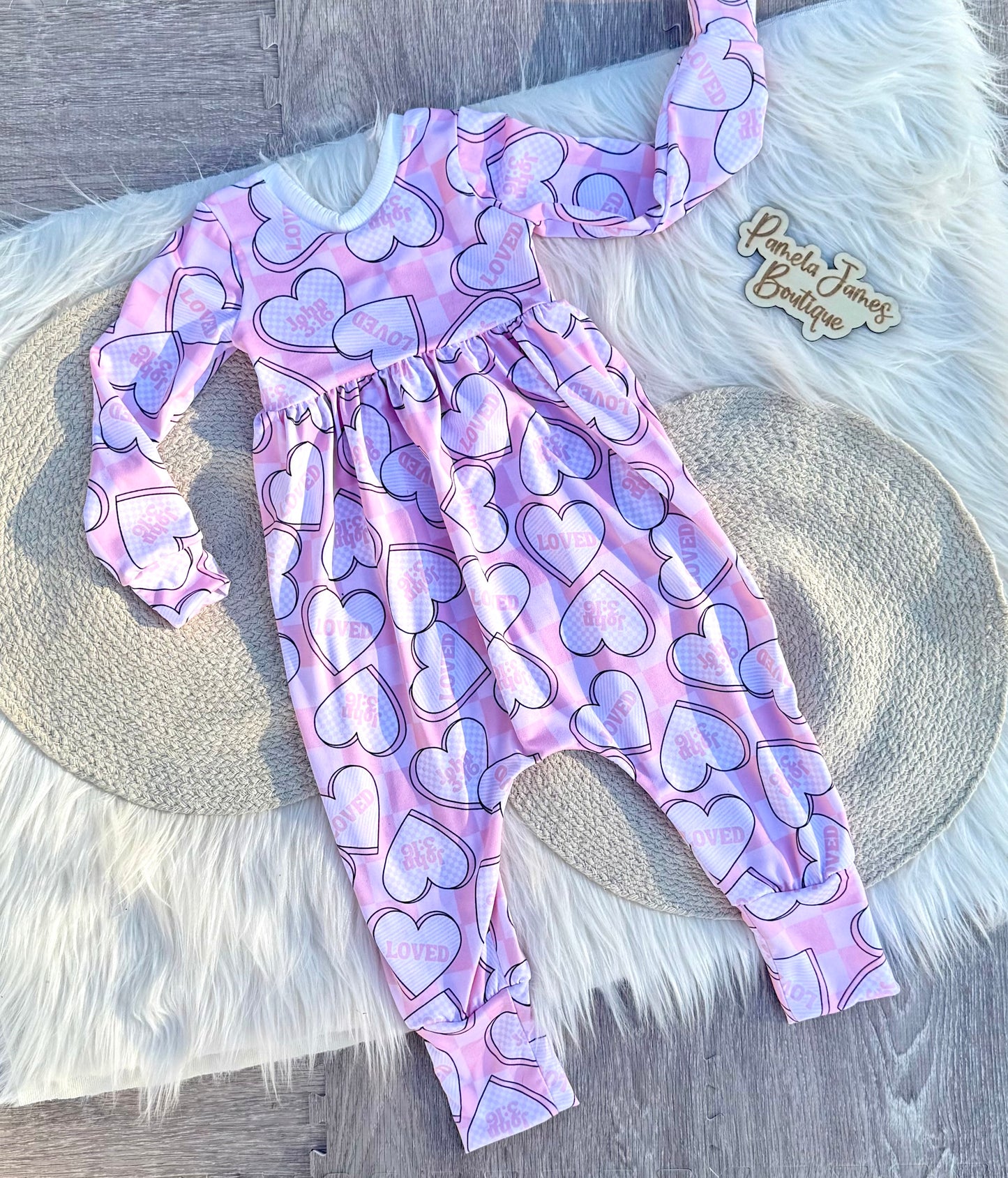 Magnolia Cross Back Romper-18/24M