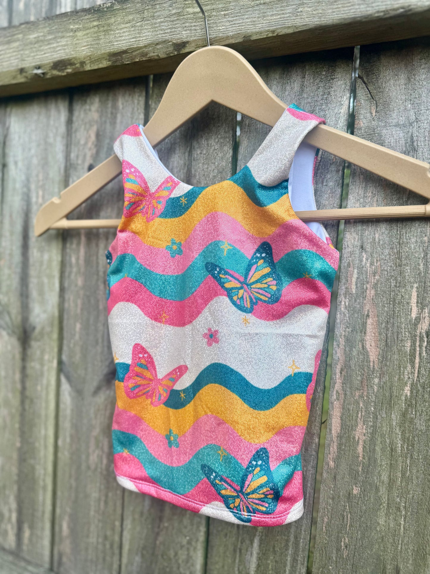 3T Brielle Full Length Tank-Butterfly