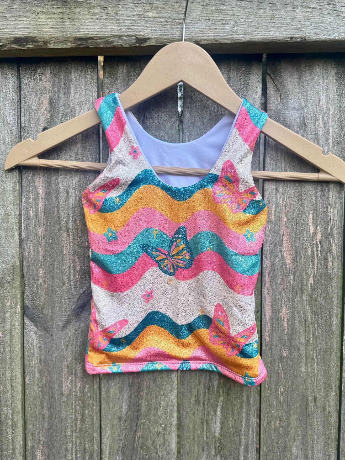 3T Brielle Full Length Tank-Butterfly