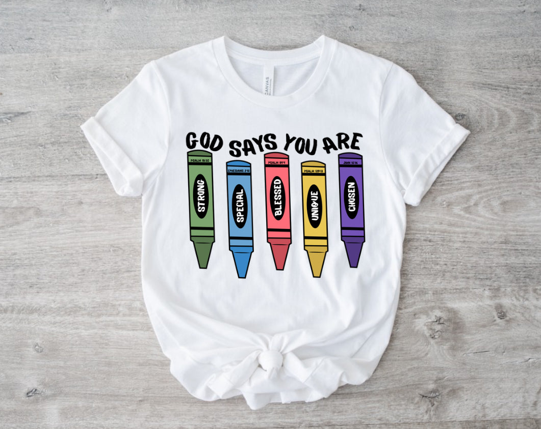 God Says I Am- Shirt Only