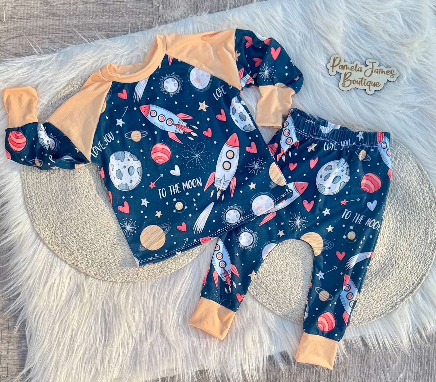 Knox Raglan w/ Joggers Set-12/18M