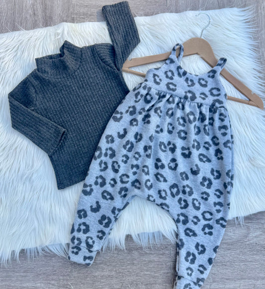 Napa Romper with Blythe Mock Neck Top-18/24M