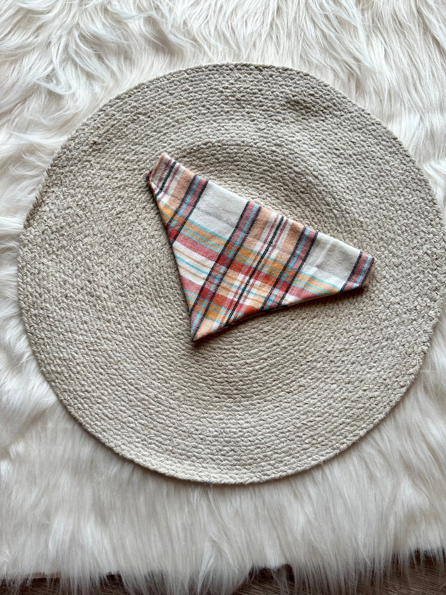 Fall Plaid- Slip on Collar